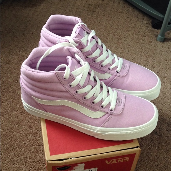 Vans Shoes - Vans lilac high top